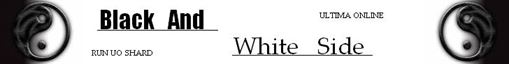 BLack and White Side Uo shards
